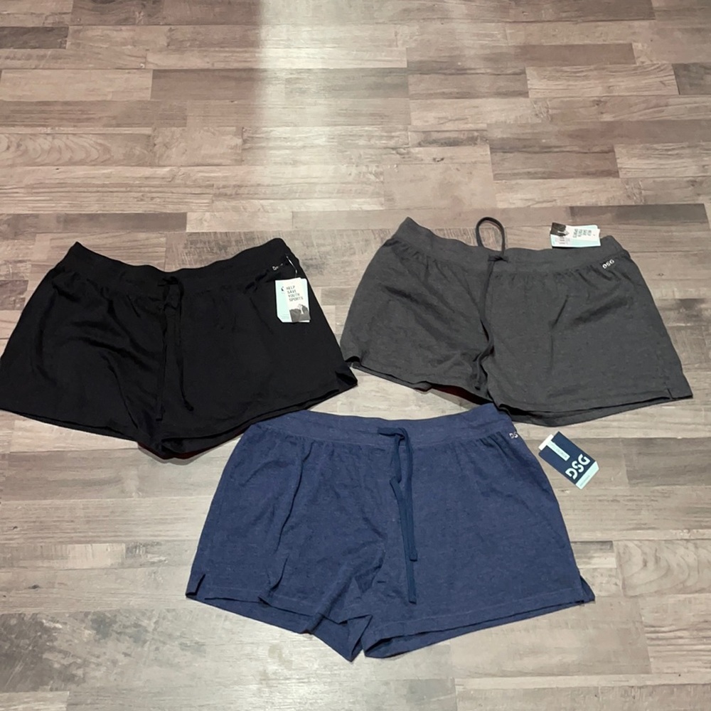 3 pack of comfy shorts